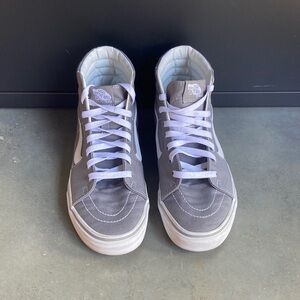 Womens Grey SK8-HI Shoe Vans